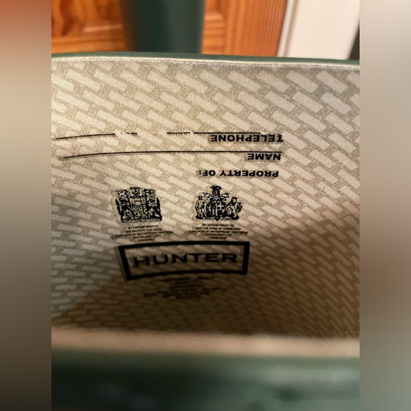 Hunter Brand Women's Original Tall Rain Boots, Hunter Green - Picture 5 of 11